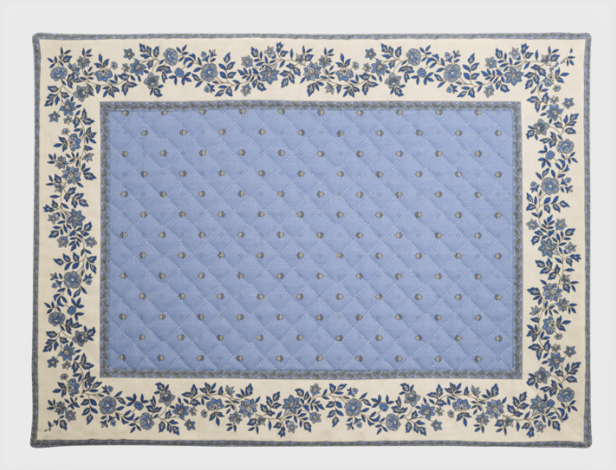 Provence Tea mat (Calisson Fleurette. lavender blue) - Click Image to Close